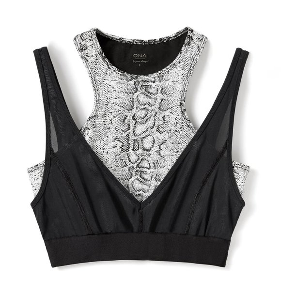 ONA Tops - POWER MESH SPORTS BRA